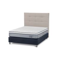 Dormitorio Americano Indie 2 Plazas + Respaldo Issey Niebla