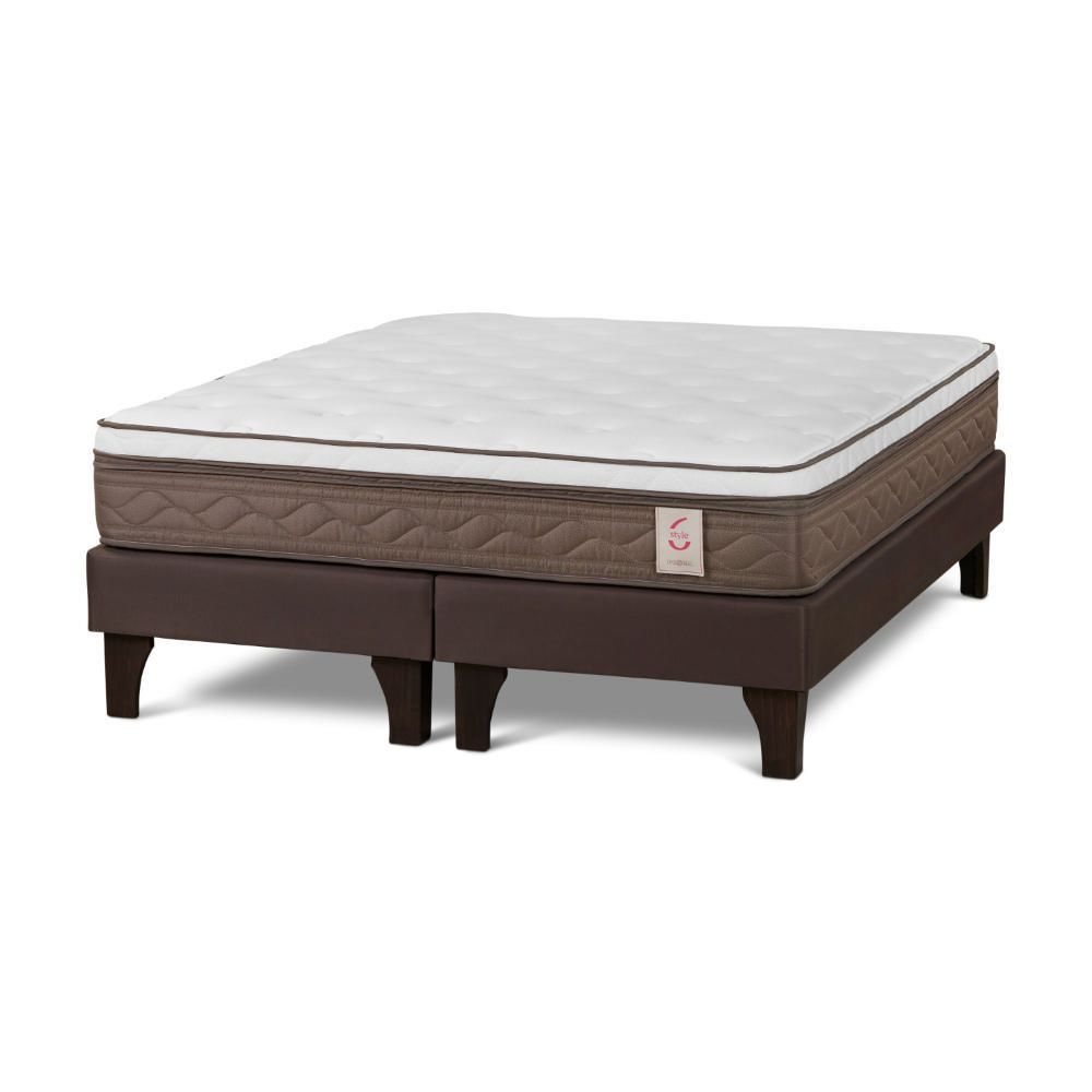 Dormitorio Europeo NS6 King + Respaldo N.Bennet Natural