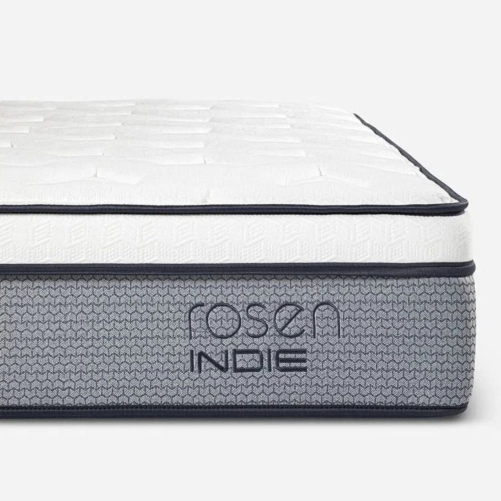 Dormitorio Europeo Indie Queen + Respaldo West Niebla