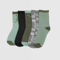 Medias Altas Pack X5 Para Niño Circus