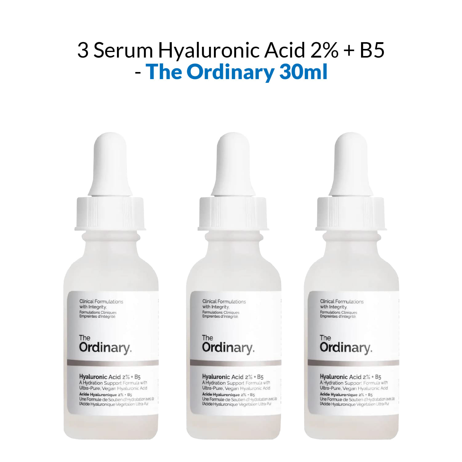 3 Serum Hyaluronic Acid 2% + B5 - The Ordinary 30ml