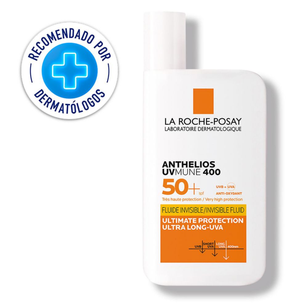 Protector Solar Anthelios UVMune 400 Fluido Invisible FPS 50+ La Roche Posay 50ml