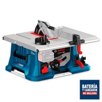 Sierra De Banco Inalámbrica Bosch 18V GTS 18V-216 Biturbo Baretool sin Batería ni Cargador