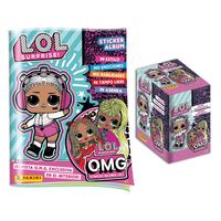 Álbum LOL Surprise OMG Panini Tapa Blanda + 1 Cajita (50 Sobres)