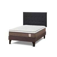 Dormitorio Europeo NS6 2 Plazas + Respaldo West Grafito