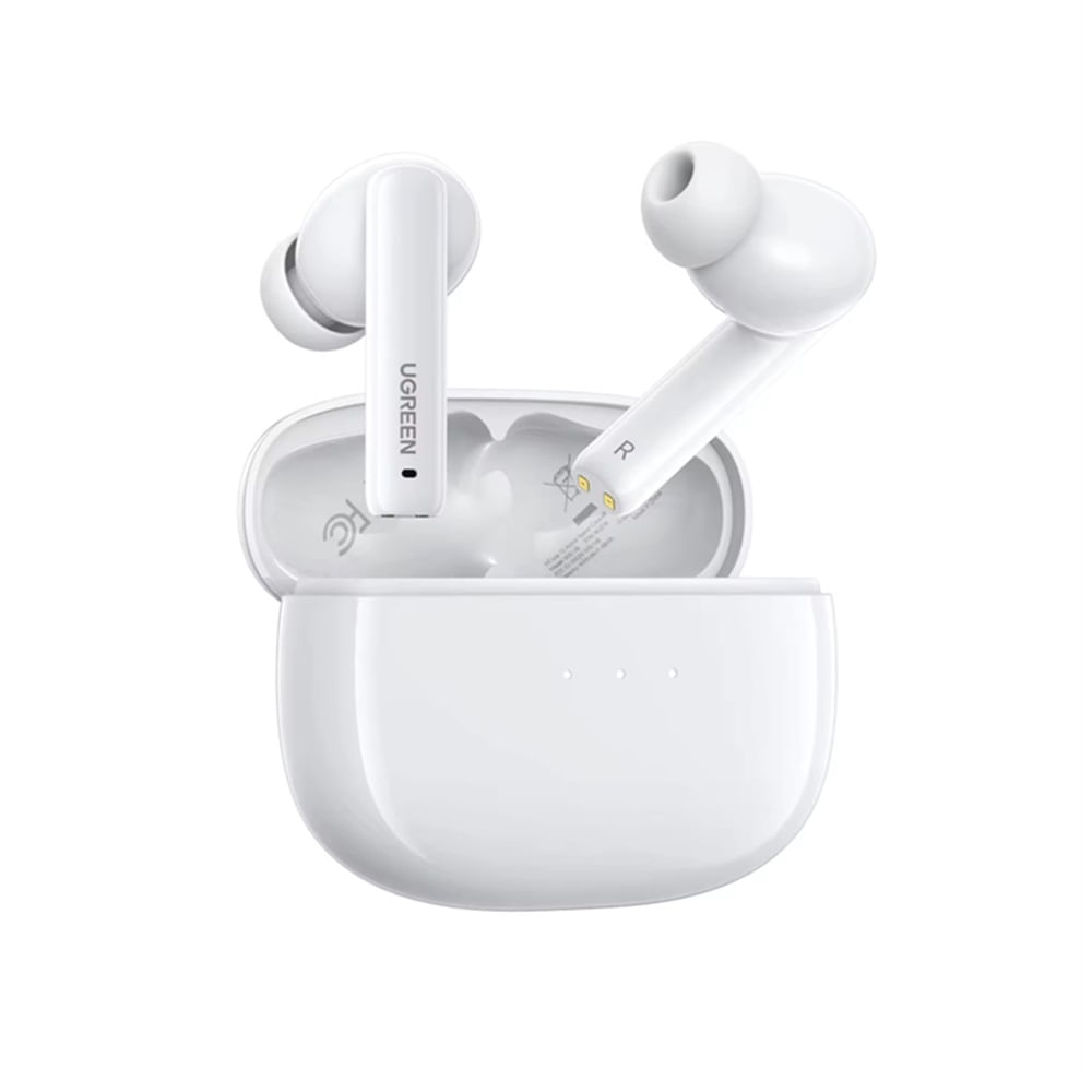Audífonos HiTune T3 UGREEN, cancelación de ruido, Bluetooth, TWS, Blanco