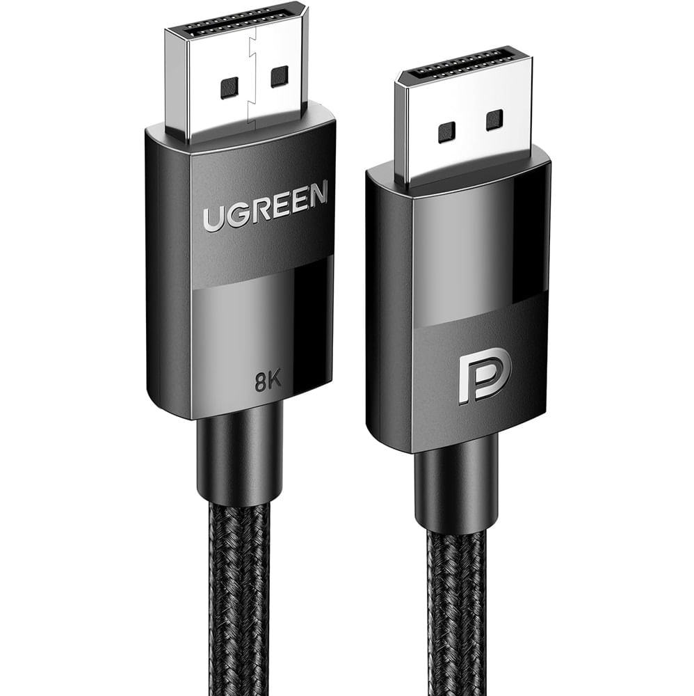 Cable DisplayPort DP UGREEN 1.4 HDR, Trenzado 8K@60Hz, 3 metros