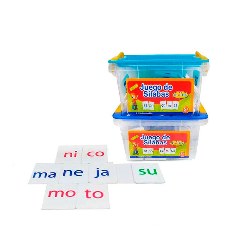 Juguete Educativo De Silabas para Niños 125 Pcs