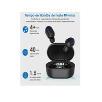 1 HORA AUT114 AUDIFONOS INALAMBRICOS TWS CON INDICADOR LED