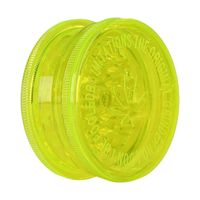Grinder Acrílico Mini Moledor 60 mm 3 piezas Amarillo