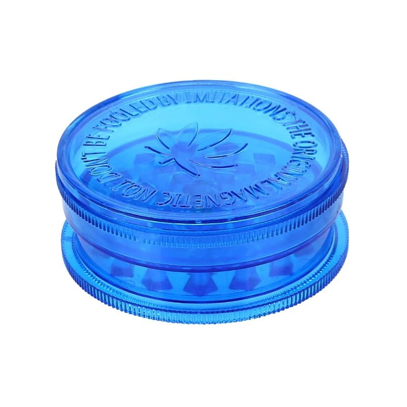 Grinder Acrílico Mini Moledor 60 mm 3 piezas Azul