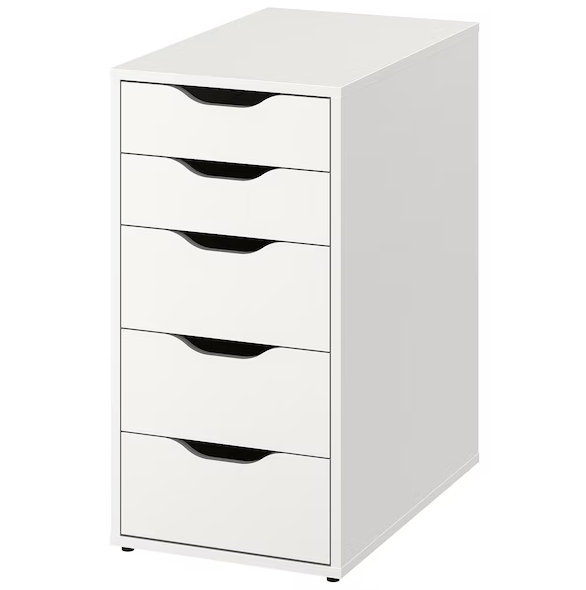 Cajonera de Melamina Blanco 70cm