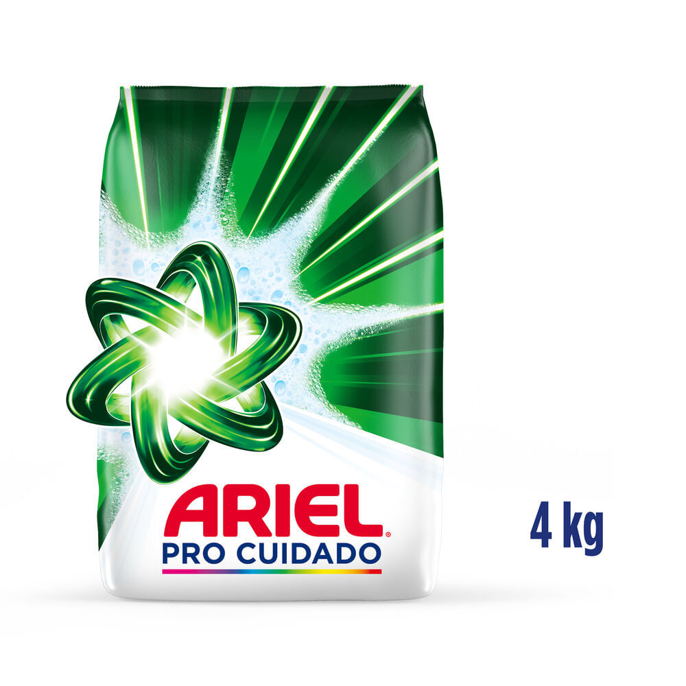 Detergente en Polvo Ariel Regular Pro Cuidado 4kg