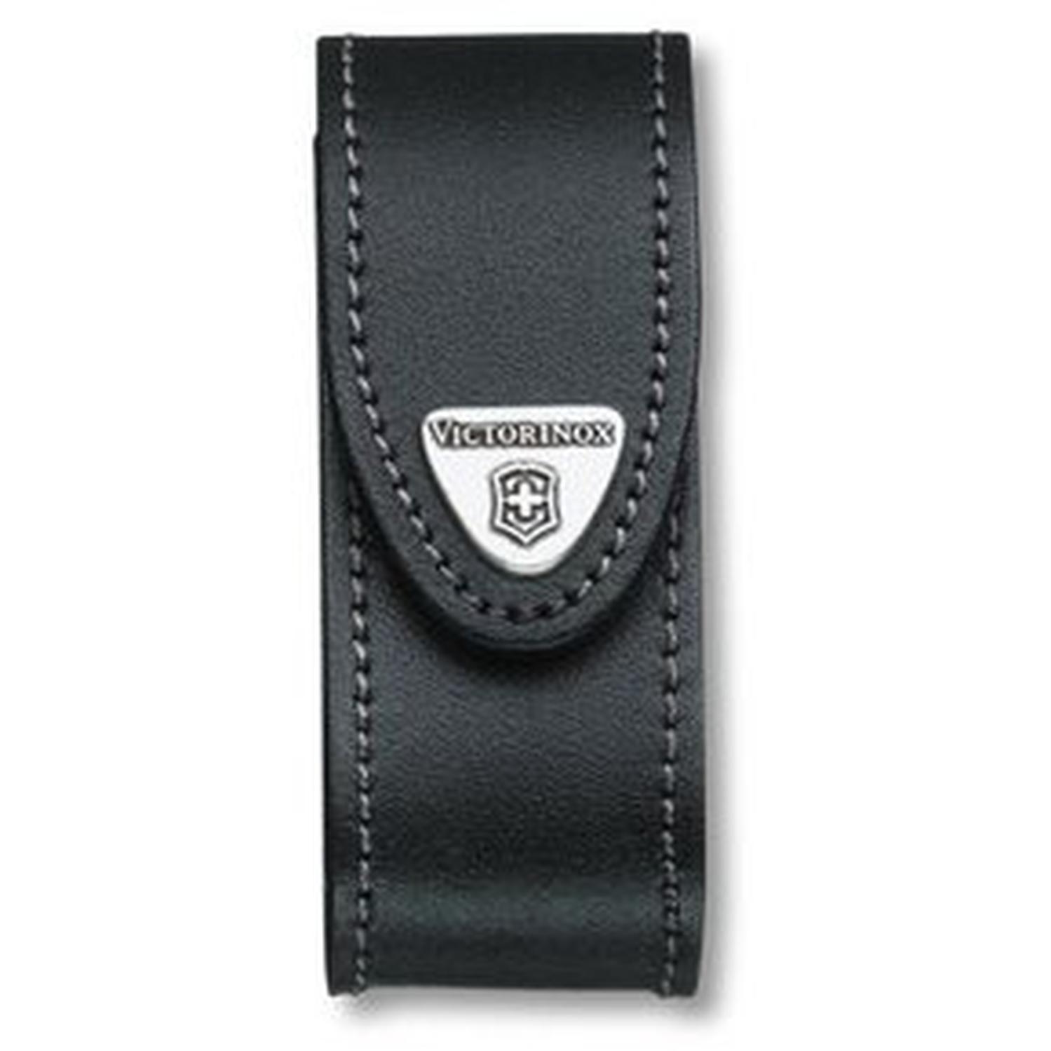 Estuche De Piel Para Cinturón Victorinox Negro
