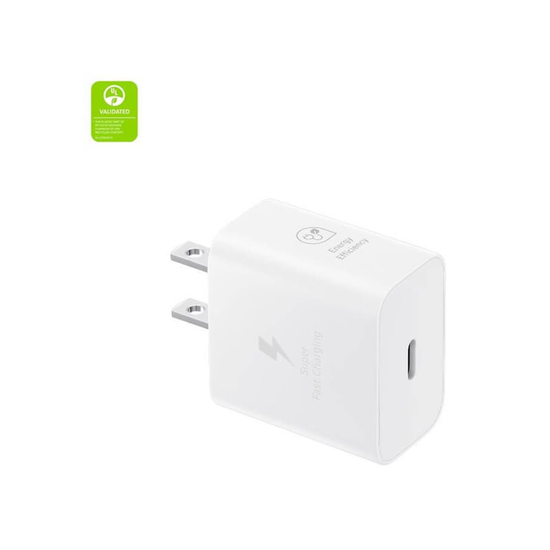 Adaptador Samsung 25W Para Galaxy S23 - Blanco