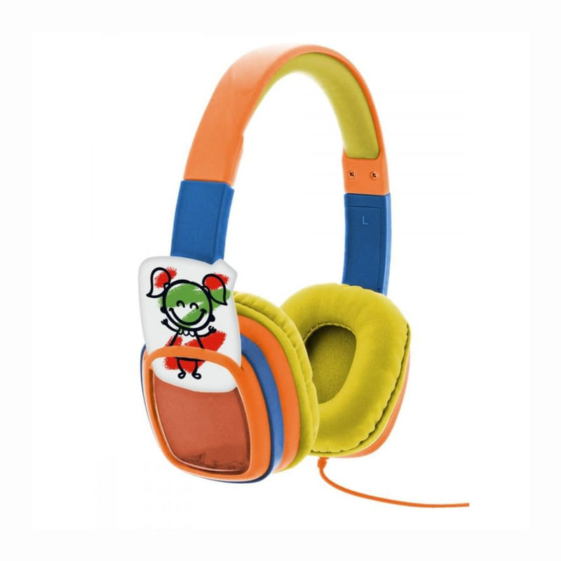 Audifonos Para Niños ConCable SoundArt Xtech - Naranja