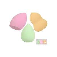 Esponja Difuminadora de Maquillaje (Beauty Blender) X3Unid SATINE