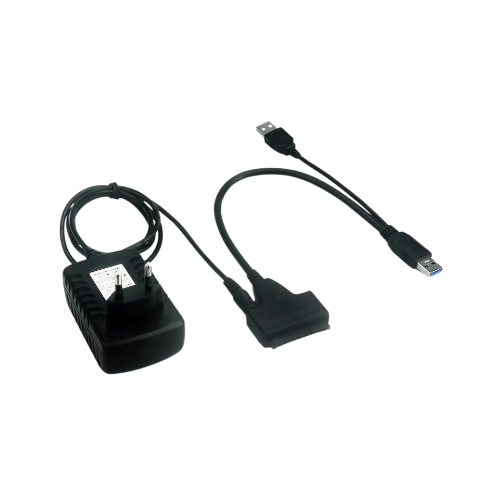 Adaptador Sata USB 3.0 para SSD y HDD 2.5"" 3.5"", adaptador de corriente 12V