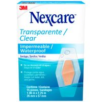 Bandita Impermeable Transparente NEXCARE 15un