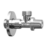 Llave de paso 1/2"" Aangular con canopla Coflex
