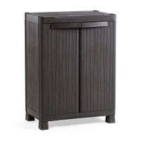 Ropero de plástico Roble Mediano Madera Marrón Polinplast