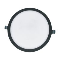 Downlight Slim 2 en 1 Gz Ligthing Redondo Negro 24W Luz Fría
