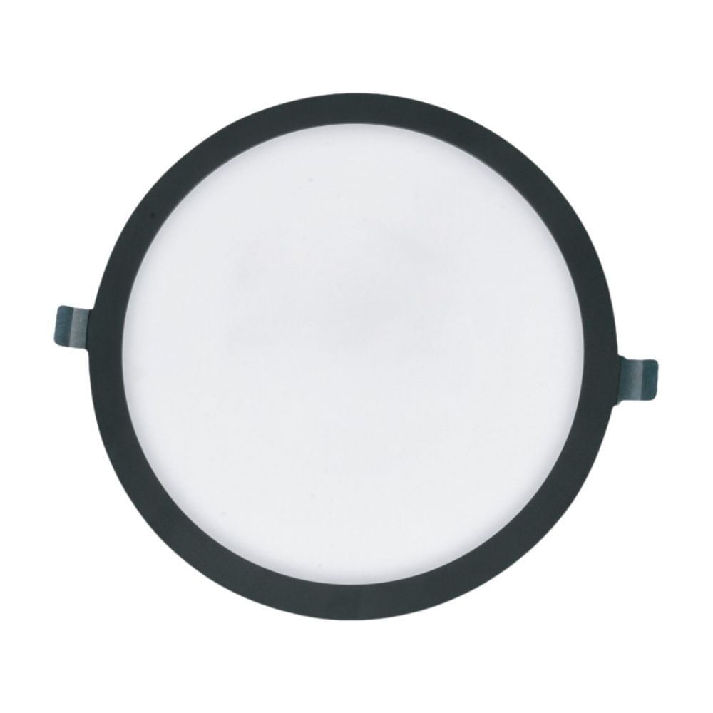 Downlight Slim 2 en 1 Gz Ligthing Redondo Negro 24W Luz Fría