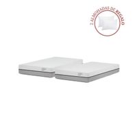 Combo 2 Colchones Pratta 2 Plazas + 2 Almohadas