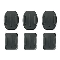 Soportes adhesivos 3 soportes GoPro curvos + 3 planos adhesivos, de resistencia industrial