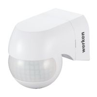 Sensor de movimiento infrarrojo 180 pared Werken