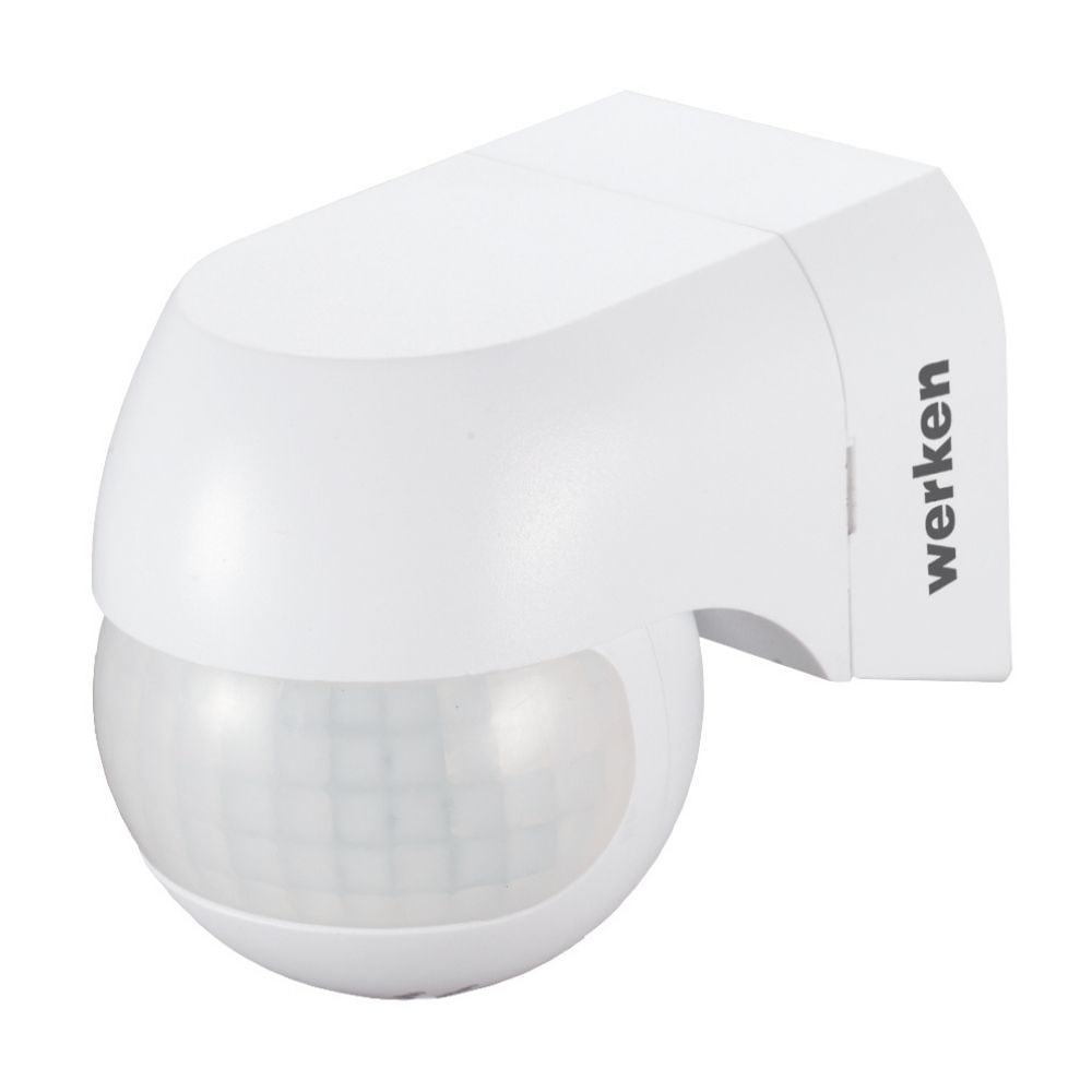 Sensor de movimiento infrarrojo 180 pared Werken