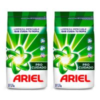 Pack x2 Detergente en Polvo Ariel Pro Cuidado 5.8 kg