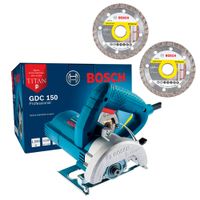 Sierra mármol Bosch GDC 150 220V 1500W + 2 Discos