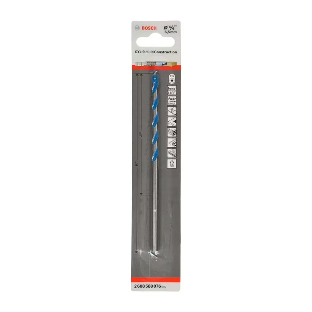 Broca Multiconstrucción Bosch CYL-9 1/4 X4X6