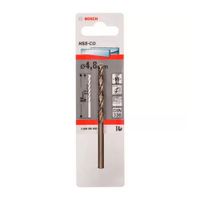 Bosch Broca Metal Cobalto HSS-Co 4.8 x 52 x 86
