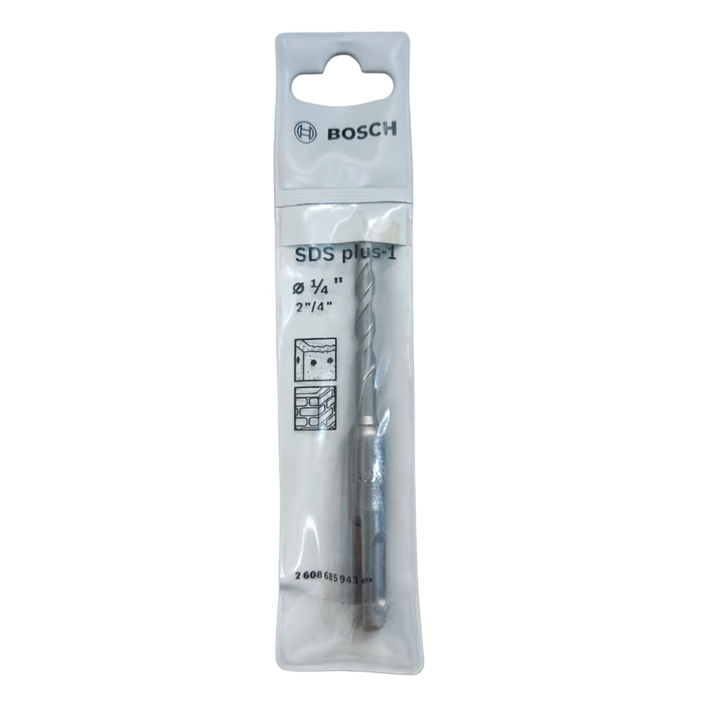 Bosch Broca Perforacion SDS Plus-1 6.4mm 1/4""X2""X4""