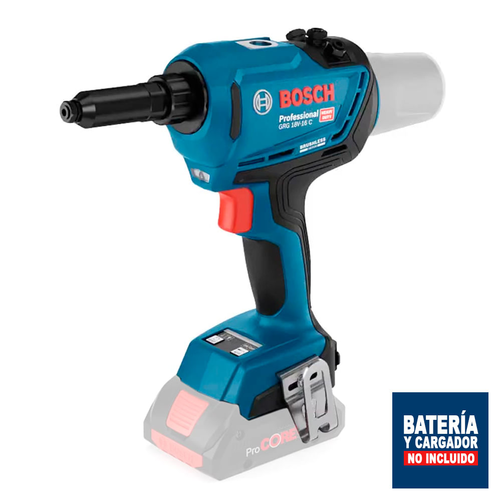 Remachadora Inalámbrica Bosch GRG 18V-16 C