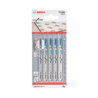 Hojas Sierra Calar Bosch T118Gx5 HSS Recto Fino Básico Metal