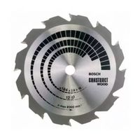 Disco Sierra Circular Bosch 7 1/4""X 12D Construct Wood