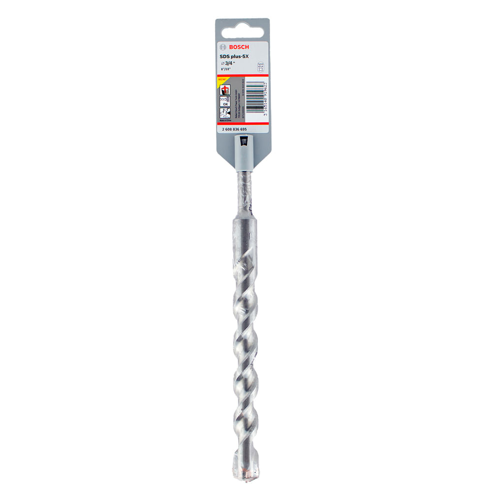 Bosch Broca Perforacion SDS Plus-5X 19.1mm 3/4""x8""x10""