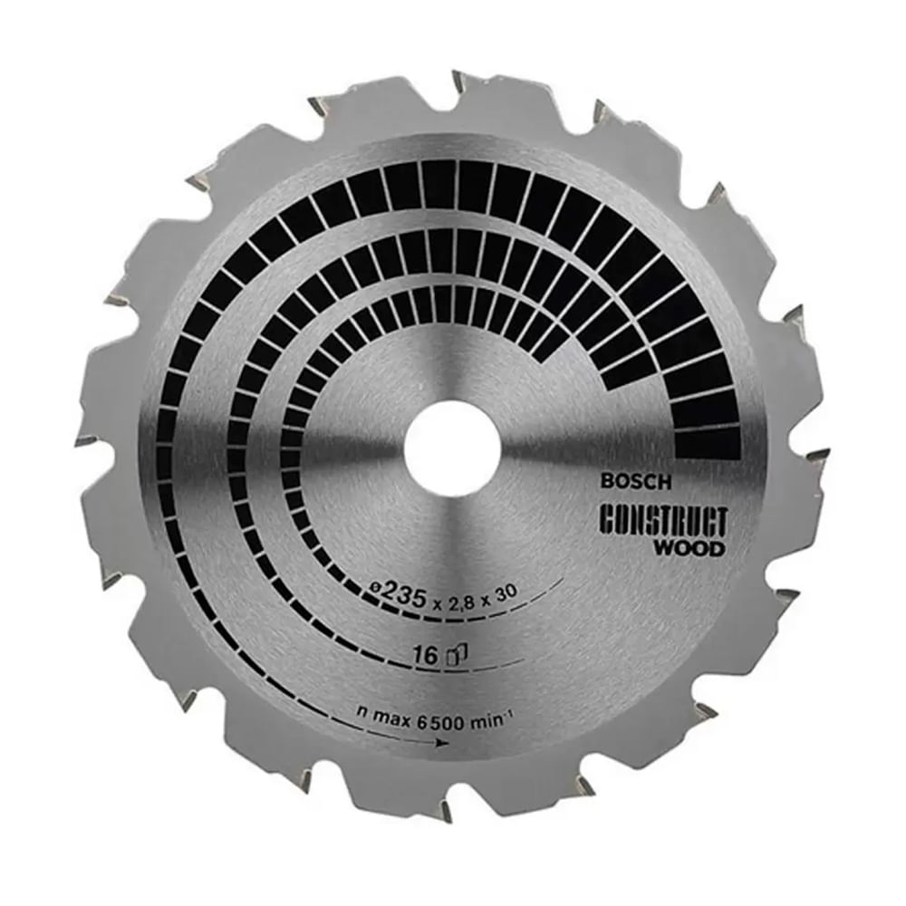 Disco Sierra Circular Bosch Construct Wood 9 1/4"" x 16D