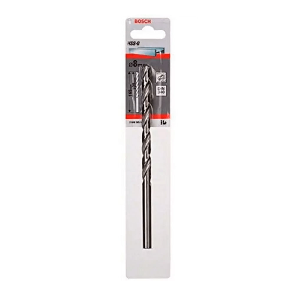 Bosch Broca Metal HSS-G 8.0X117mm 1 unidad