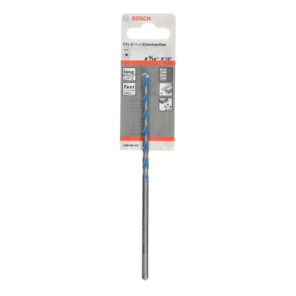 Bosch Broca Multiconstruction CYL-9 3/16 X4X6