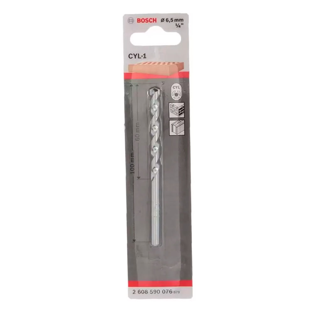 Bosch Broca Muro Concreto CYL-1 6.5 X 100