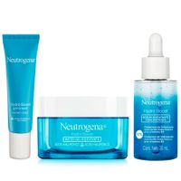 Combo Neutrogena Serum 30ml + Humectante 15gr + HyB Gel 50gr