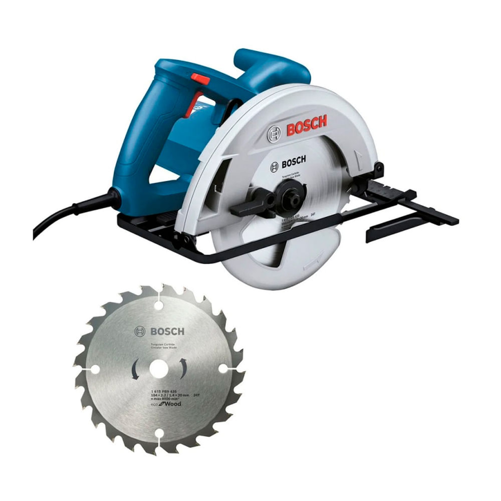 Sierra Circular Bosch GKS 130 7 1/4"" (184 mm) 1300W 64mm