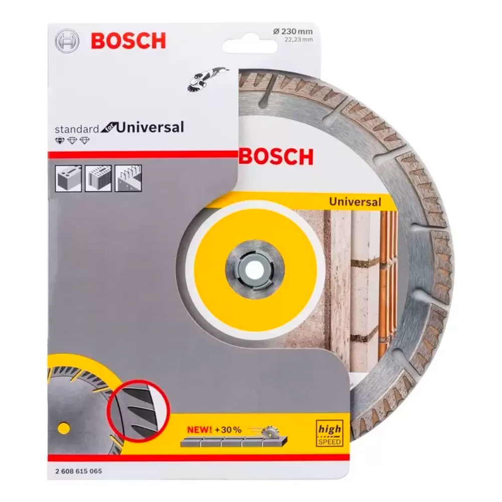 Bosch Disco Prof Universal Segmentado Metal Concreto 9""