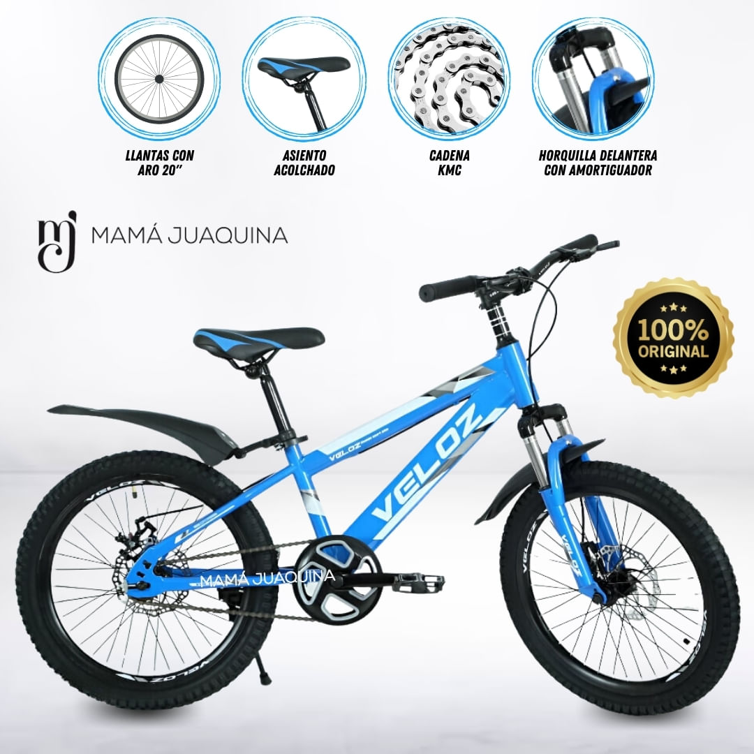 Bicicleta Deportiva Aro 20 «PALMEIRA II» Celeste