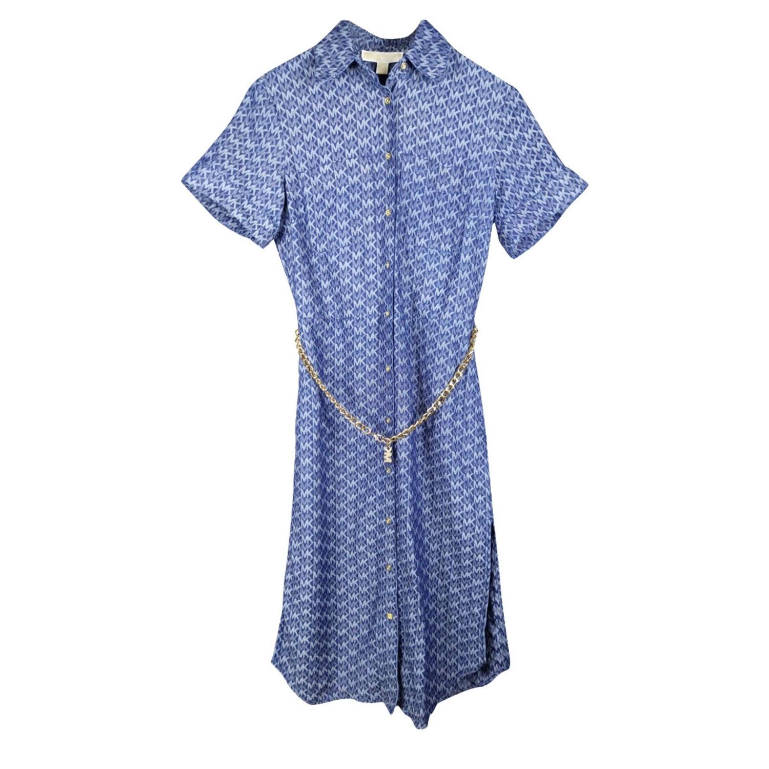Vestido Michael Kors Logo Print con correa - Talla XS