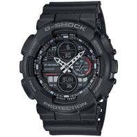 Reloj Casio G-Shock GA140-1A1 Para Hombre Digital Analógico Acuático Luz Led Resina Negro